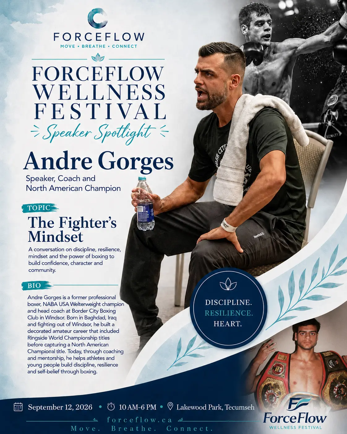 Andre Gorges, Speaker · Coach · North American Champion
