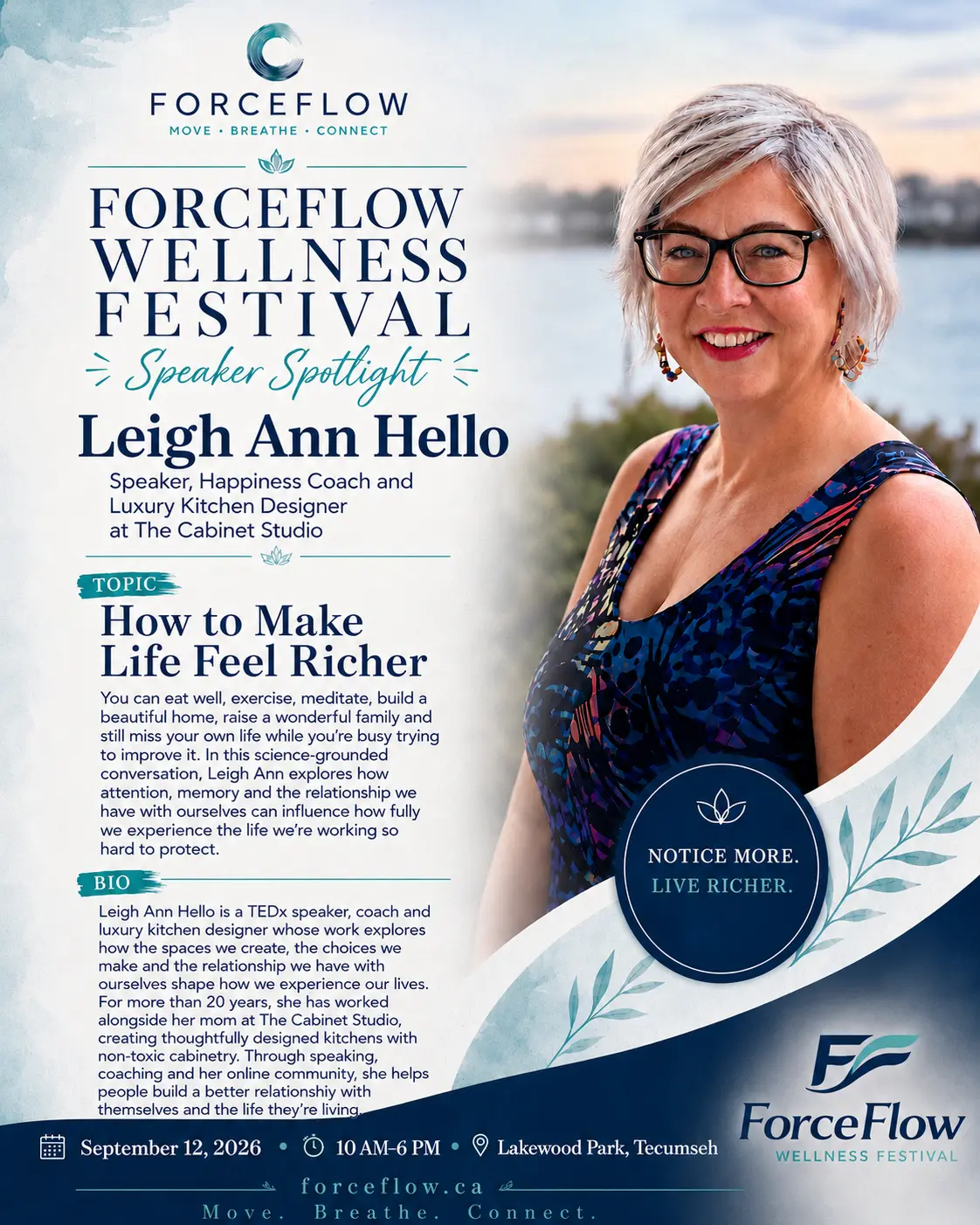 Leigh Ann Hello, Speaker · Happiness Coach · Luxury Kitchen Designer at The Cabinet Studio