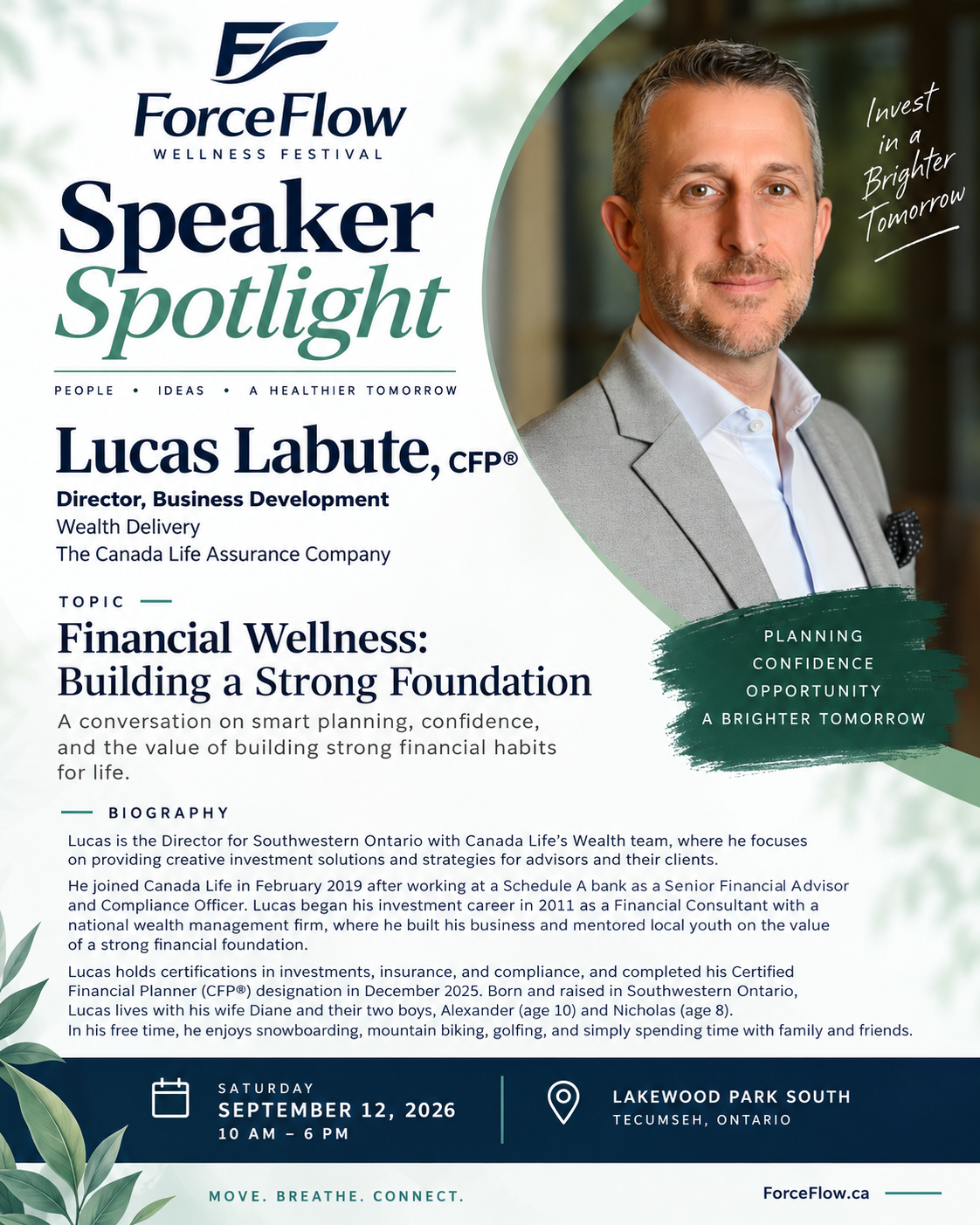 Lucas Labute, CFP®, Director, Business Development Wealth Delivery · The Canada Life Assurance Company